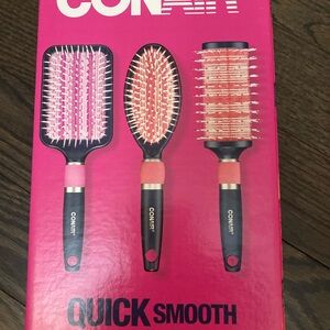Conair Pink Hair Brush Trio